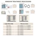 Modern Small Blackout Curtains for Kitchen Bedroom WIndows Thermal Curtain for Room Divider Short Drape Tende Cortinas Shade 95%. 