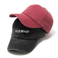 Washed hat, distressed cowboy hat, custom logo, embroidery baseball cap, tide men's and women's hip-hop hip-hop, Korean version cap, thin.