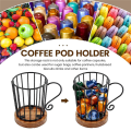 Coffee Pod Holder K Cup Organizer, K Cup Holders for Counter Coffee Pods Storage Organizer Coffee Decor for Coffee Bar, Easy to Use Fine Workmanship.