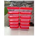 12Pis Plastic Mini Box MultiColour. 