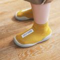 Baby with soft soles anti slip spring autumn baby socks, indoor outdoor walking early education, breathable shoes socks for infants and young children.