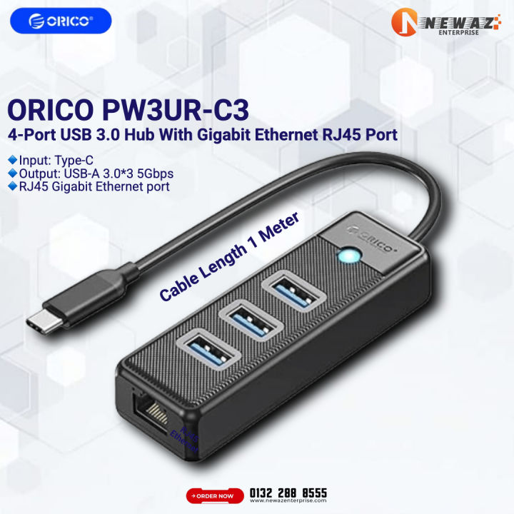 ORICO%20PW3UR-C3%204-Port%20USB%203.0%20Hub%20With%20Gigabit%20Ethernet%20RJ45%20Port%20-%20Image%209