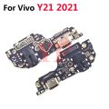【Sarcasmsm】Original For Vivo Y21 2021 Y32 Y72 5G Y11S Y20S Y33S Y21S US2023B Charging Port Dock Charger Plug Connector Board Flex Cable.