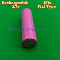 High-Quality 3.7V 18650 Rechargeable Lithium-Ion Battery with Top Cap for LED Torch, Car, Laptop DIY Projects.