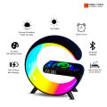 G63 Bluetooth Speaker Colorful Lights Clock Wireless Charging Multifunctional Bluetooth Speaker Colorful Atmosphere Alarm Clock - G63SP. 
