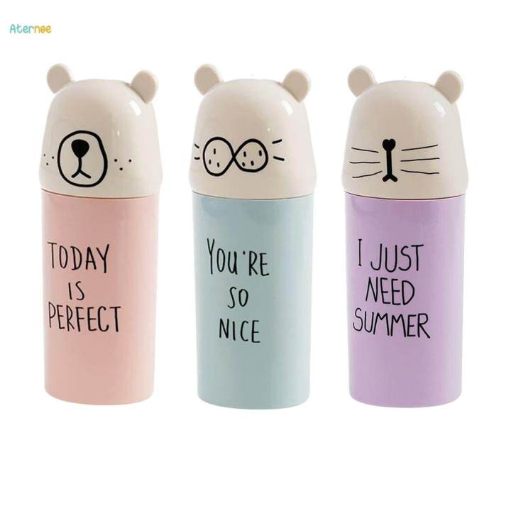 Travel Toothbrush Storage Box Holder Tooth Mug Toothpaste Towel Cup Pink