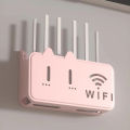 Wall Mounted Storage Box, Wireless WiFi TV Set-top Box, Router Shelf, No Drilling Design, Can Hold Various Small Items At Home_D Shop.