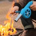 Barbeque Air Blower Handheld Blower Fire Tool Portable Manual Fire Bellows Grill Hand Crank BBQ Fan for Backyard, Picnic, Indoor, Hiking, Garden. 