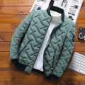 Bomber Jacket For Men Thicken Cotton Padded Quilted Jacket Men Baseball Jacket Warm Coat Street Fashion Coat Plus Size XXXL. 