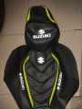 Gixxer fi lime green colour premium modified seat cover. 