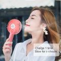 Mini USB Lithium Battery Rechargeable Hand Fan. 