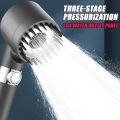 High-pressure Shower Head 3-mode Adjustable Spray with Massage Brush Filter Rain Shower Faucet Bathroom Accessories. 