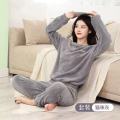 Autumn and winter coral velvet pajamas fairy warm warm suit pants new casual long sleeve loungewear thickened fashion women's winter.