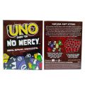 Mattel Games UNO NO MERCY Card Game for Family Night Featuring Tv Show Themed Graphics and a Special Rule for 2-10 Players. 