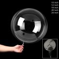 10pcs Transparent Bobo Balloon 10/12/18/24inch Happy Birthday Bobo Bubble Balloons Wedding Birthday Party Decoration Clear Globo. 