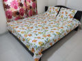 Digital Home Tex 8.5/7.5 Feet Double Size Bedsheet with Two Pillow Covers - Elegant Design - Cozy Bedding - Stylish and Attractive Choice.
