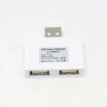 USB 2.0 Male To Twin Charger Dual 2 Port USB Splitter Hub Adapter Converter Charging USB Wire Plug For Laptop PC Durable.