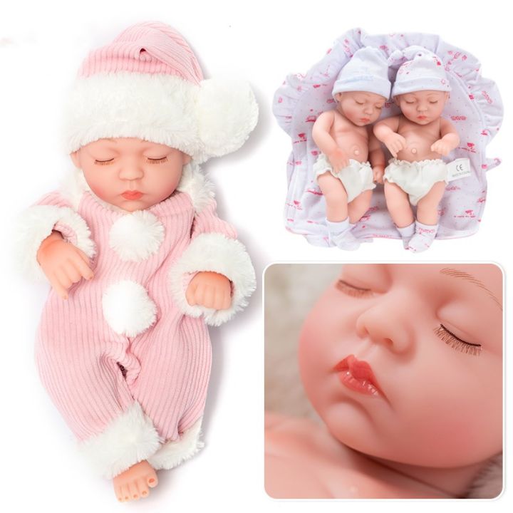 30cm Reborn Baby Dolls Realistic Dolls Toys Girl Real Lifelike Baby Dolls Reborn Full Body Silicone Baby Doll Christmas Gifts Luhuai CVC
