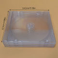 Transparent Plastic Single Piece Disc Case CD Case Thickened CD DVD Disc Box.