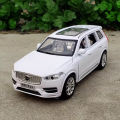 1:32 VOLVOS XC60 XC90 SUV Off-road Diecast Alloy Car Model Toy Cars Sound Light Pull Back Car Vehicle Children Toy Collection. 