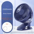 Mini Fan Usb Rechargeable Handheld Office Clip Fan Bedroom Small Fan. 