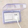 2 Gang Waterproof Outlet Cover Waterproof Switch Cover for Office Kitchen. 