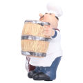 Chef Figurine Statue Toothpick Holder Cute Sculpture Rustic Retro. 