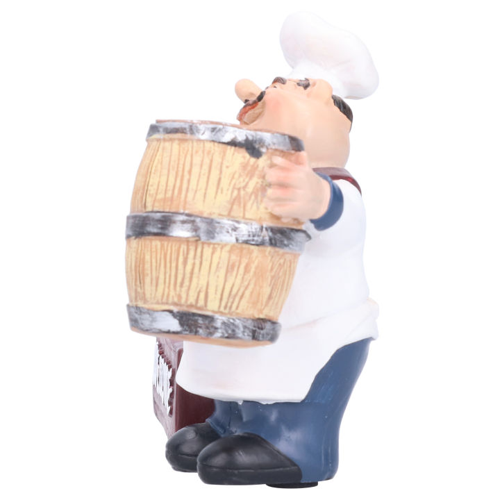 Chef%20Figurine%20Statue%20Toothpick%20Holder%20Cute%20Sculpture%20Rustic%20Retro%20-%20Image%206