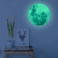 5-30cm Luminous Moon 3D Wall Sticker Fluorescent Glow In The Dark Moon Wall Stickers Decals Wallpaper Kids Room Home Decorations. 