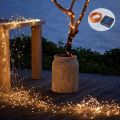 50/100/200/330 LED Solar Light Outdoor Lamp String Lights For Holiday Christmas Party Waterproof Fairy Lights Garden Garland--warm white-1pack--20M-66fFT 200LED.