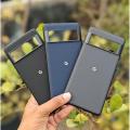 For Google Pixel 7 Pro Case Silicone Matte Carbon Fiber Back Cover.