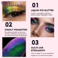 SAM SUGAR muti-use Chameleon Pearl Liquid Eyeshadow Water Resistant Highlight Brightening Fine Shimmer Festival Stage Makeup.