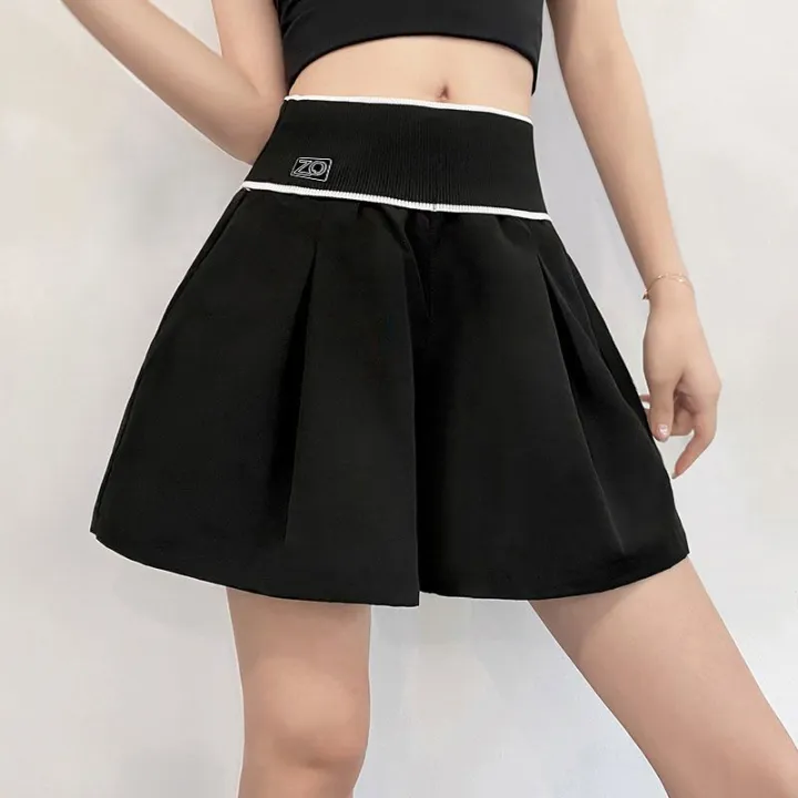 Anti-Exposure%20Yoga%20Pants%20Summer%20Thin%20Loose%20High%20Waist%20Outer%20Wear%20Quick-Drying%20Professional%20Training%20Fitness%20Dance%20Sports%20Shorts%20-%20Image%202