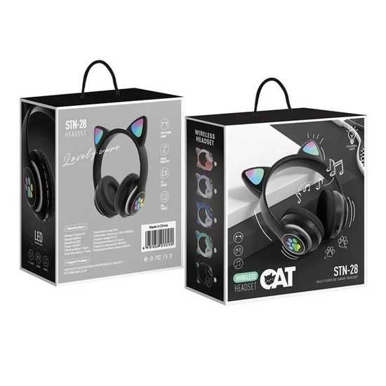 STN-28%20Over%20Ear%20Music%20Headset%20Glowing%20Cat%20Ear%20Headphones%20Foldable%20Wireless%20BT5.0%20Earphone%20with%20Mic%20AUX%20in%20TF%20Card%20MP3%20Player%20Colorful%20LED%20Lights%20for%20PC%20Laptop%20Computer%20Mobile%20Phone%20-%20Image%203