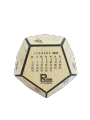 Personalized Laminated Board Paperweight Calendar. 