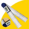 KOGEEK 2 in 1 digital angle gauge measuring instrument level 200mm multifunctional protractor woodworking ruler 0-200 digital display angle.