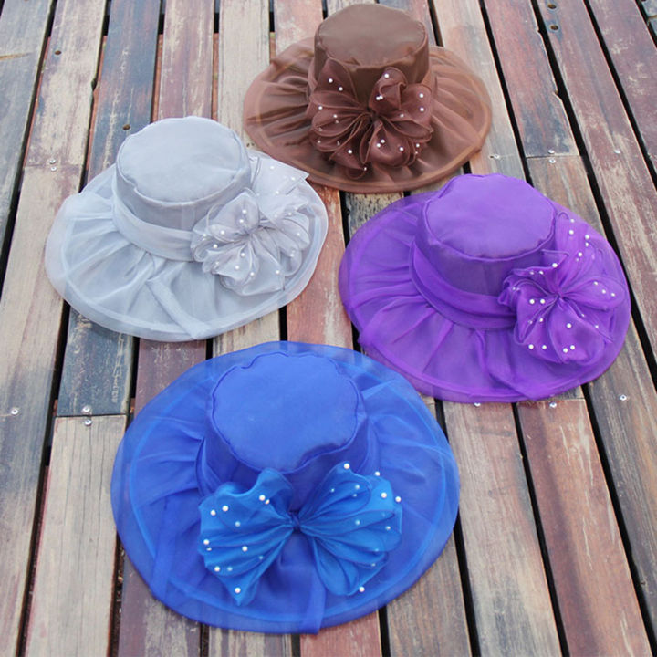 Ameesi%20Party%20Hat%20Breathable%20Lady%20Temperament%20Wedding%20Hat%20-%20Image%207