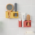 New Wall Mounted 2-in-1 Mobile Phone Charging Stand and Multipurpose Storage Holder Bracket.