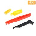 4Pcs/Set Blade Fuse Puller Automobile Fuse Clip Tool Extractor Removal Security Accessories For Car Fuse Holder. 