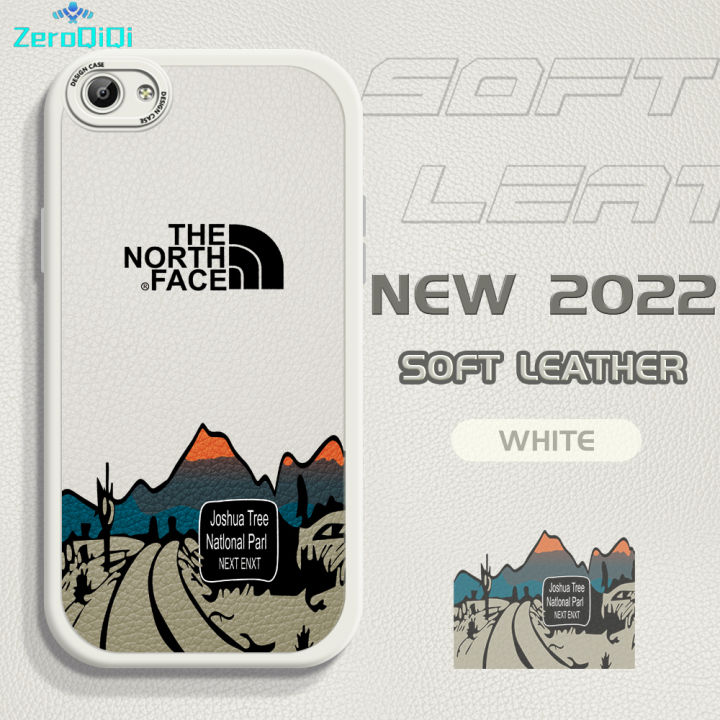 ZeroQiQi for Vivo Y65 Y66 Back Cover Artistic Landscape Lambskin