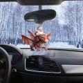 Dinosaur Merry Christmas Decoration 2D Xmas Flying Dragon Decoration Cartoon Dinosaur/Santa Claus Christmas Santa Claus Ornament Acrylic Hanging Christmas Tree Dinosaur Pendant New Year. 