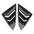 16-17 Honda Civic Sedan Rear Quarter Panel Side Window Louvers Vent Pair ABS #3. 