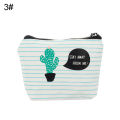 New Cactu Print tudent Keychain Pencil Cae Zipper torage Coin Pouch Mini Bag.