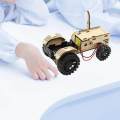 DIY Wooden Science Experiment Model Kits DIY Assembly Handmade Tractor Kids. 