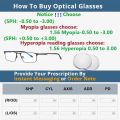 Anti Blue Light Blocking Glasses Women TR90 Eyeglasses Frame Men Prescription Reading Glasses CR39 Lens Hyperopia Myopia Eyewear.
