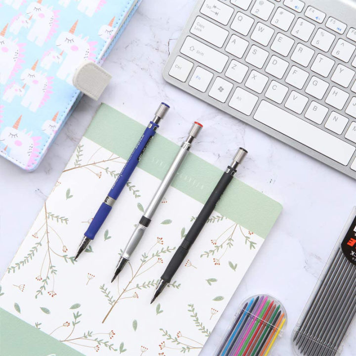 2.0MM%20Mechanical%20Pencil%20Set%202B%20Automatic%20Pencils%20L%C3%A1pices%20with%20Color/black%20Lead%20Core%20for%20Art%20Sketch%20Write%20Handicraft%20-%20Image%206