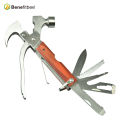 Multi-functional color wood stainless steel claw hammer safety tool hammer. 