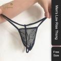 3 Pieces Men’s Low Rise Briefs Underwear Panties T-shaped Back pants Micro Thongs Underpants Lingerie Stylish & Fashionable Seductive T-Back Panties For Mans From Shilpiana By (Red, Black, White, Purple, Pink, Printed - Free Size).