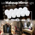 Vanity Mirror Makeup 10 LED Light 3 Color White/ Cool White / Warm White 1 Set.