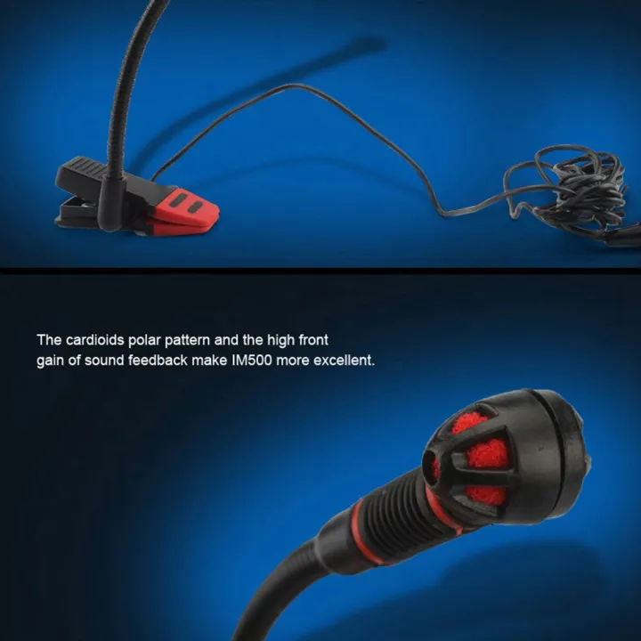 Alctron%20IM500%20Clip-on%20Instrumental%20Condenser%20Microphone%20Gooseneck%20Mic%20for%20Orchestra%20Saxophone%20Trumpet%20Saxe%20-%20Image%208